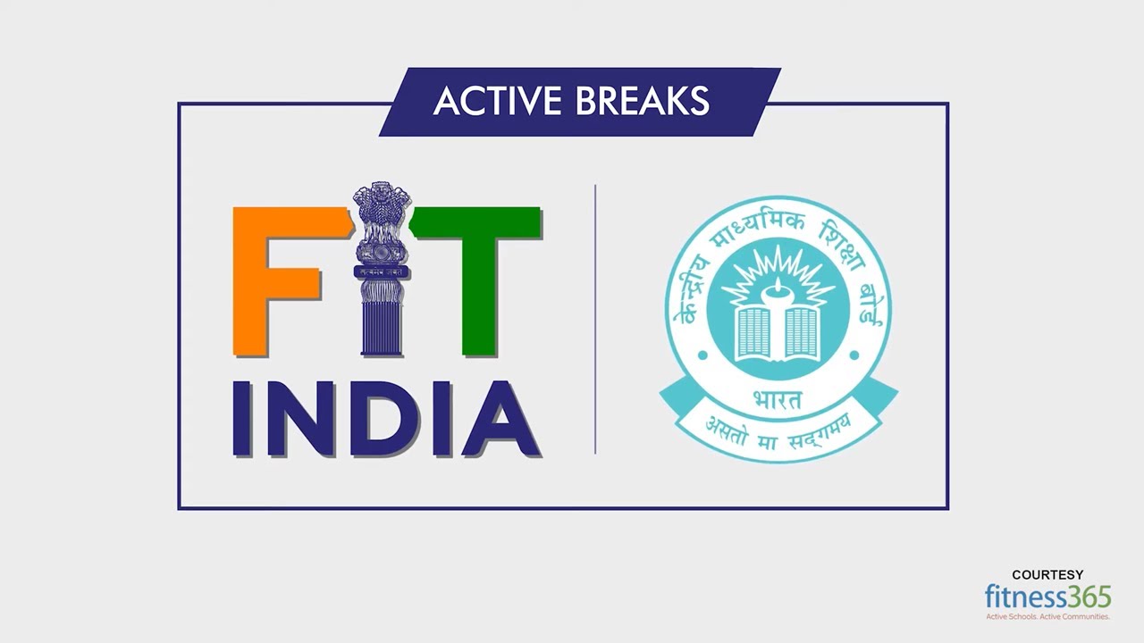 Fit India Active Breaks for CBSE - Aerobic sessions (courtesy fitness365)