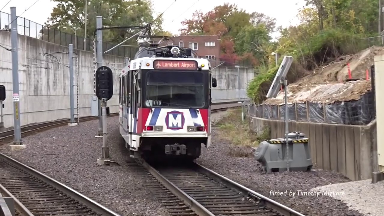 The LightRail in St Louis, Missouri