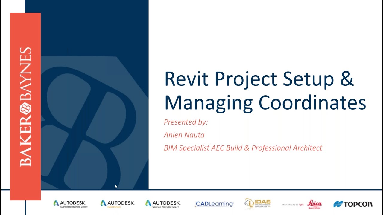 Level Up Your BIM Journey   Revit Project Set Up and Managing Coordinates
