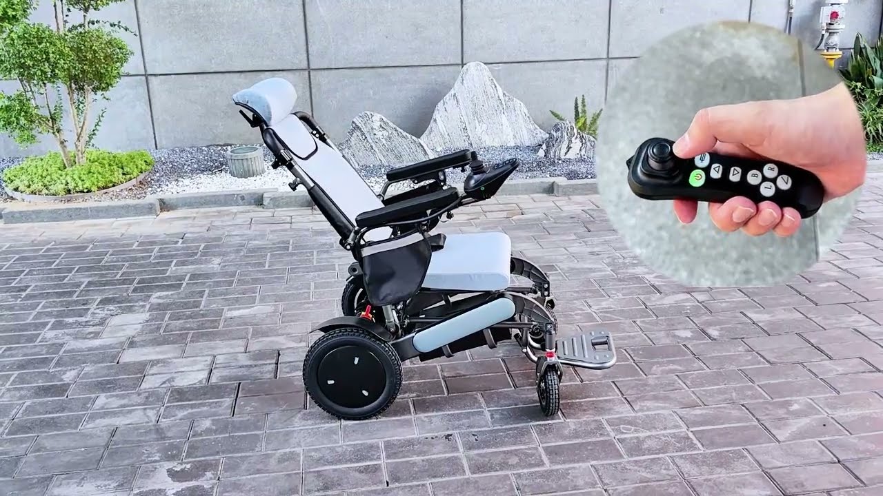 BC-EA8000UP-R 600W Motors Portable High Back Reclining Electric Wheelchair