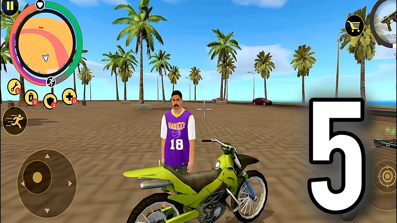 Miami crime simulator gangwars gameplay walkthrough (iOS Android) - Part 5
