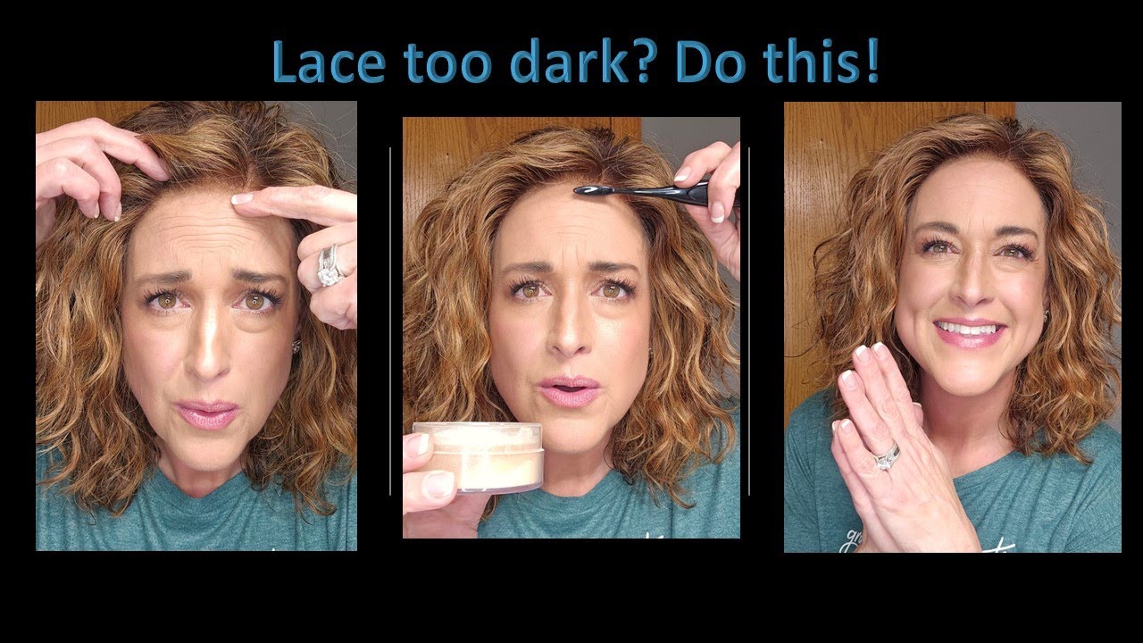 Tip Tuesday: What to do when your wig has lace that is too dark for your skin?  It is easy to fix!