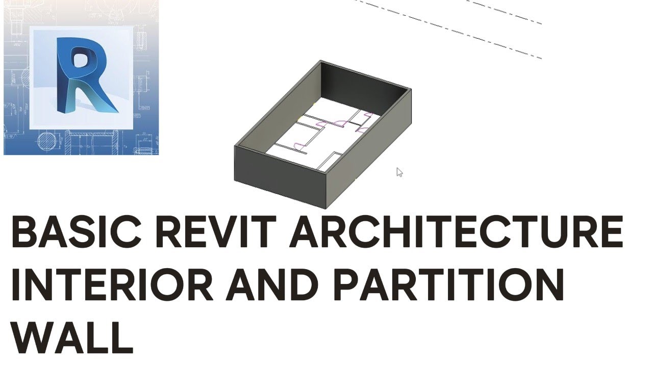 How to Create Interior Walls in Revit - Basic Revit Architecture Tutorial #02