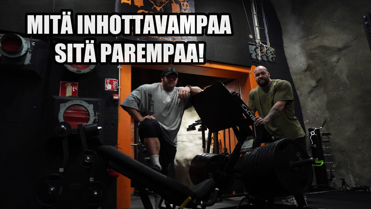 KIVA ON SUHTEELLINEN KÄSITE // 450kg x 18 PRÄSSISSÄ