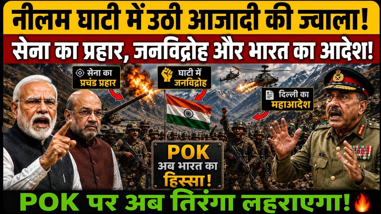 POK Breaking News: What Is Really Happening in Neelam Valley? | India vs Pakistan Latest Update!!