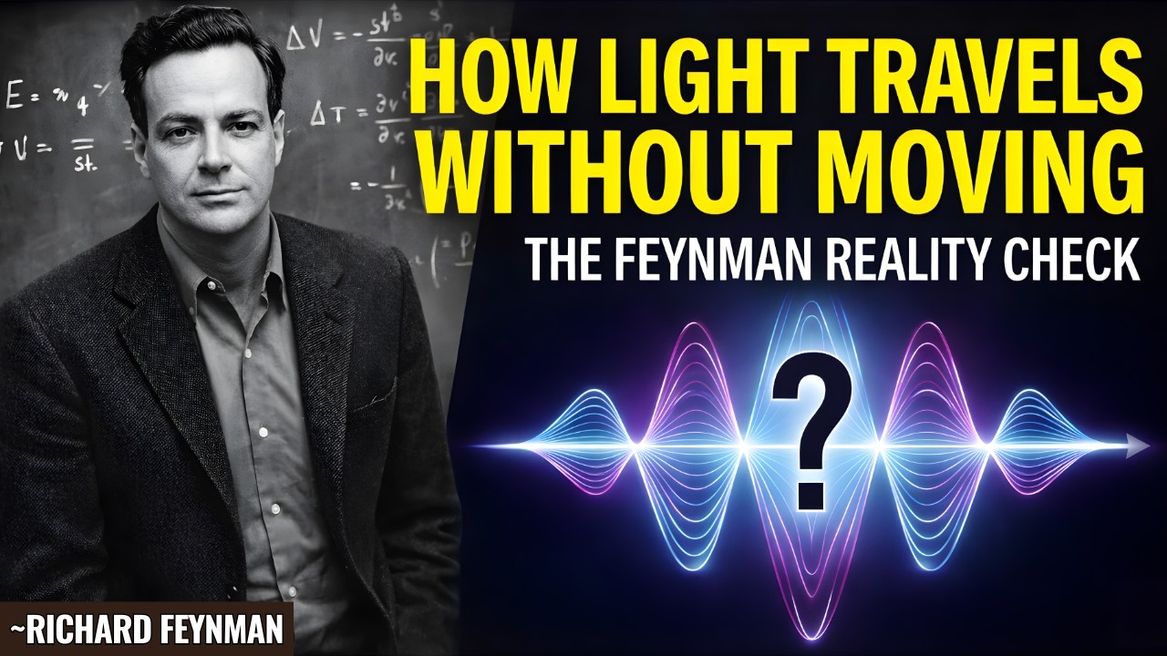 How Light Travels Without Moving: The Feynman Reality Check