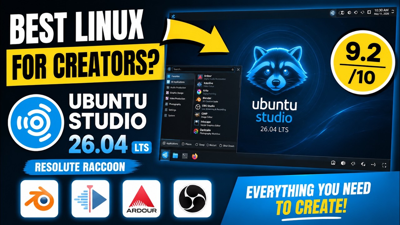 Обзор Ubuntu Studio 26.04 LTS: лучший дистрибутив Linux для творческих задач?