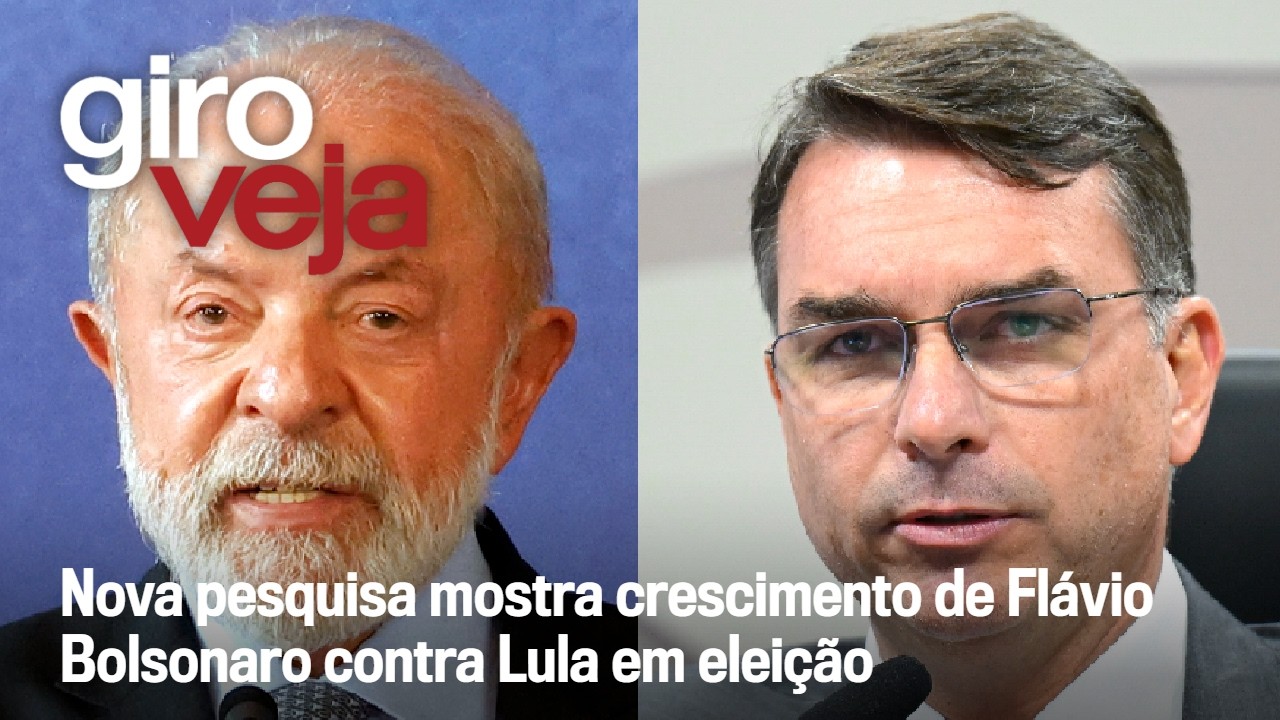 Nova pesquisa mostra crescimento de Flávio Bolsonaro contra Lula em eleição | Giro VEJA