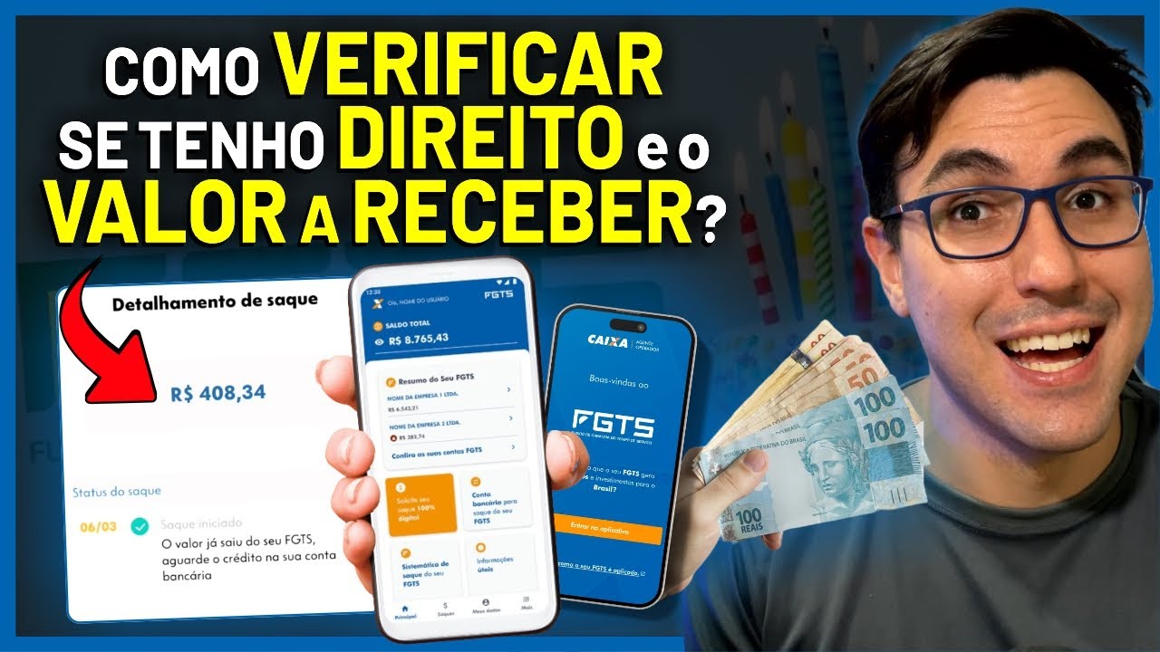 Como VERIFICAR o VALOR que você vai receber? FGTS: SAQUE-ANIVERSÁRIO LIBERADO 2025