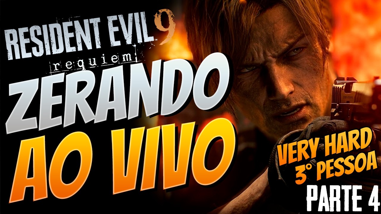 🔴 ZERANDO RE9 NO HARD! Leon em Raccoon City - Resident Evil 9 Requiem #4