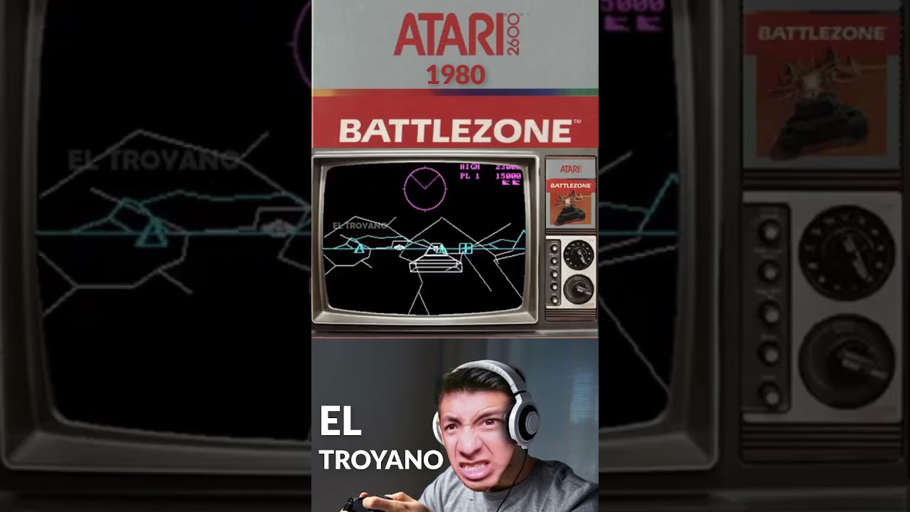 Batalla de Tanques | Battlezone (Atari) 1980 🎮🕹#shorts