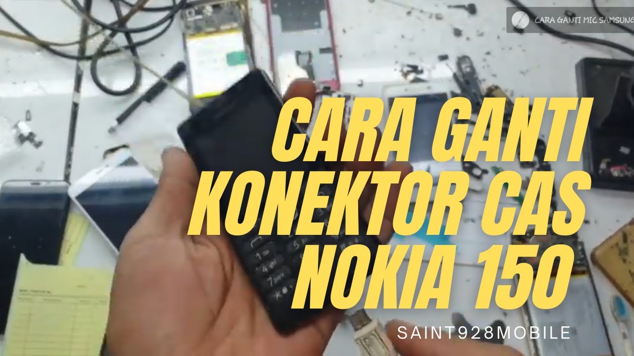 nokia 150 ganti konektor cas