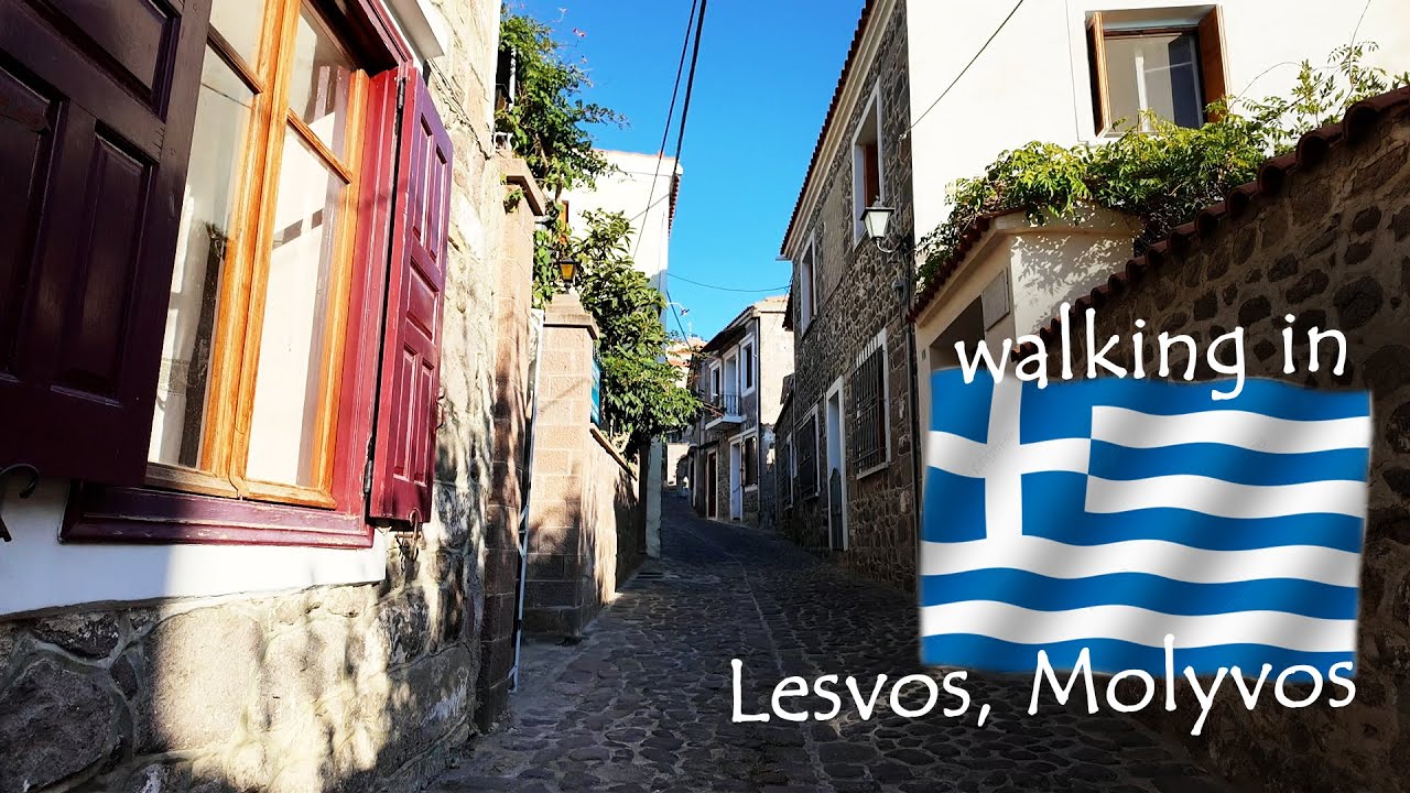 Walking through Molyvos, Lesvos, Greece (2024)