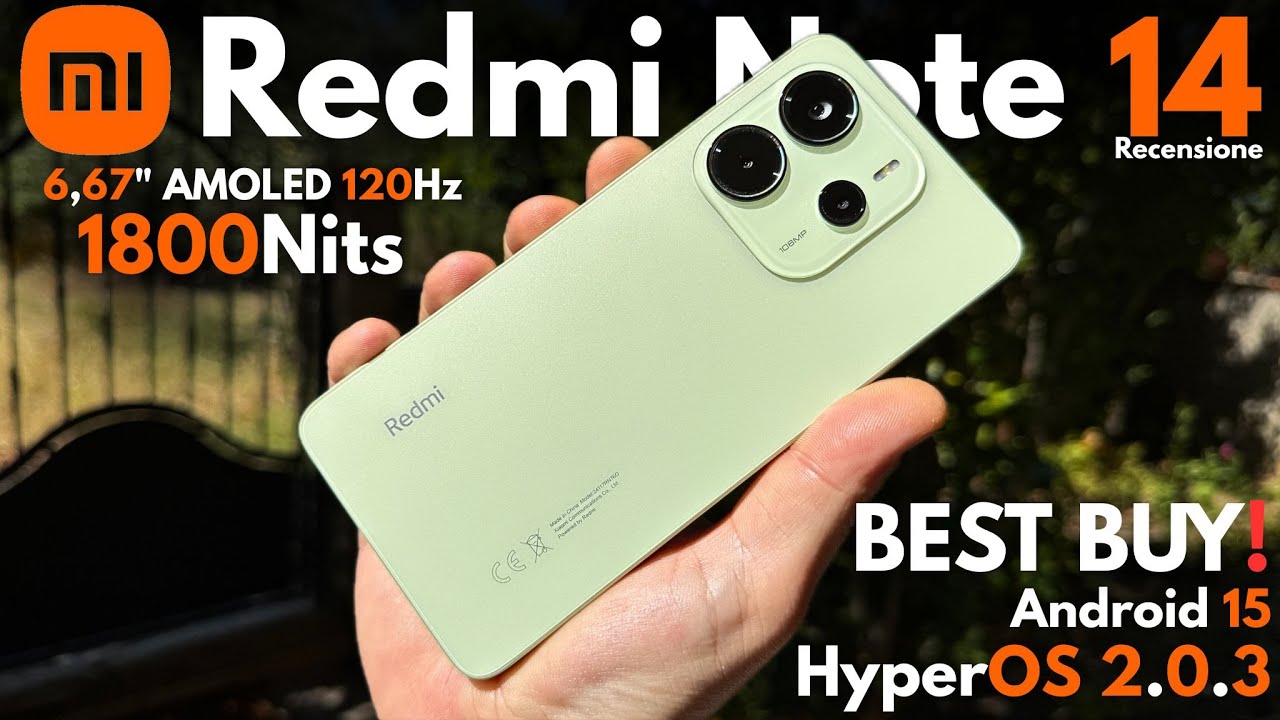 Redmi Note 14 Recensione - ORA A 118€ con HyperOS 2.0 e Android15 è BEST BUY!
