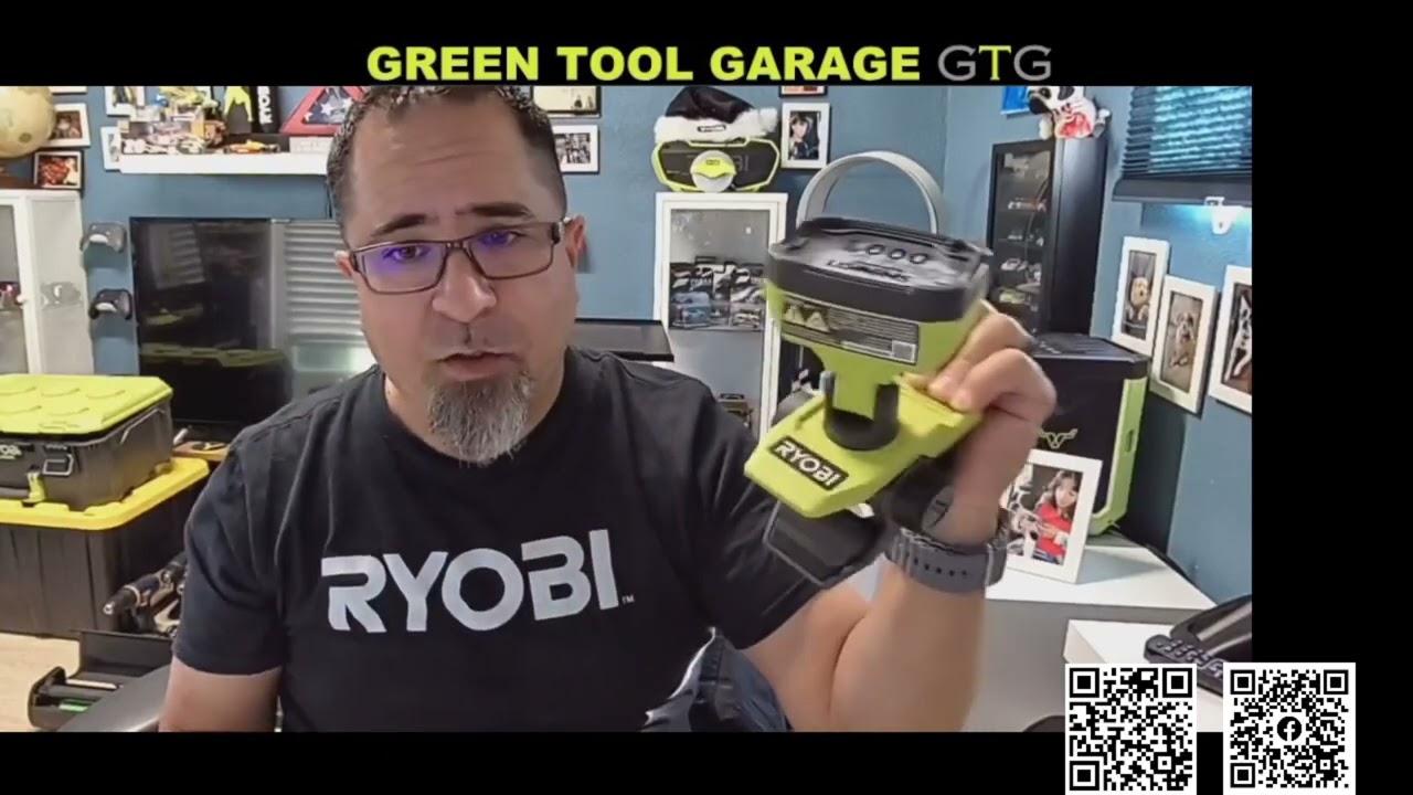 New Release RYOBI 4V USB Lithium Area Clamp Light FVL57K