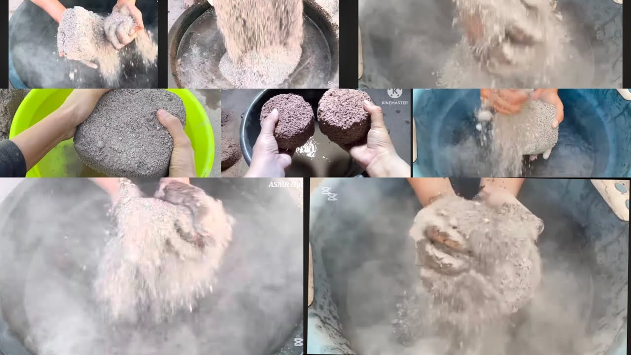 ASMR || Dusty charcoal stone charcoal 😋🌪️#asmr #satisfying 