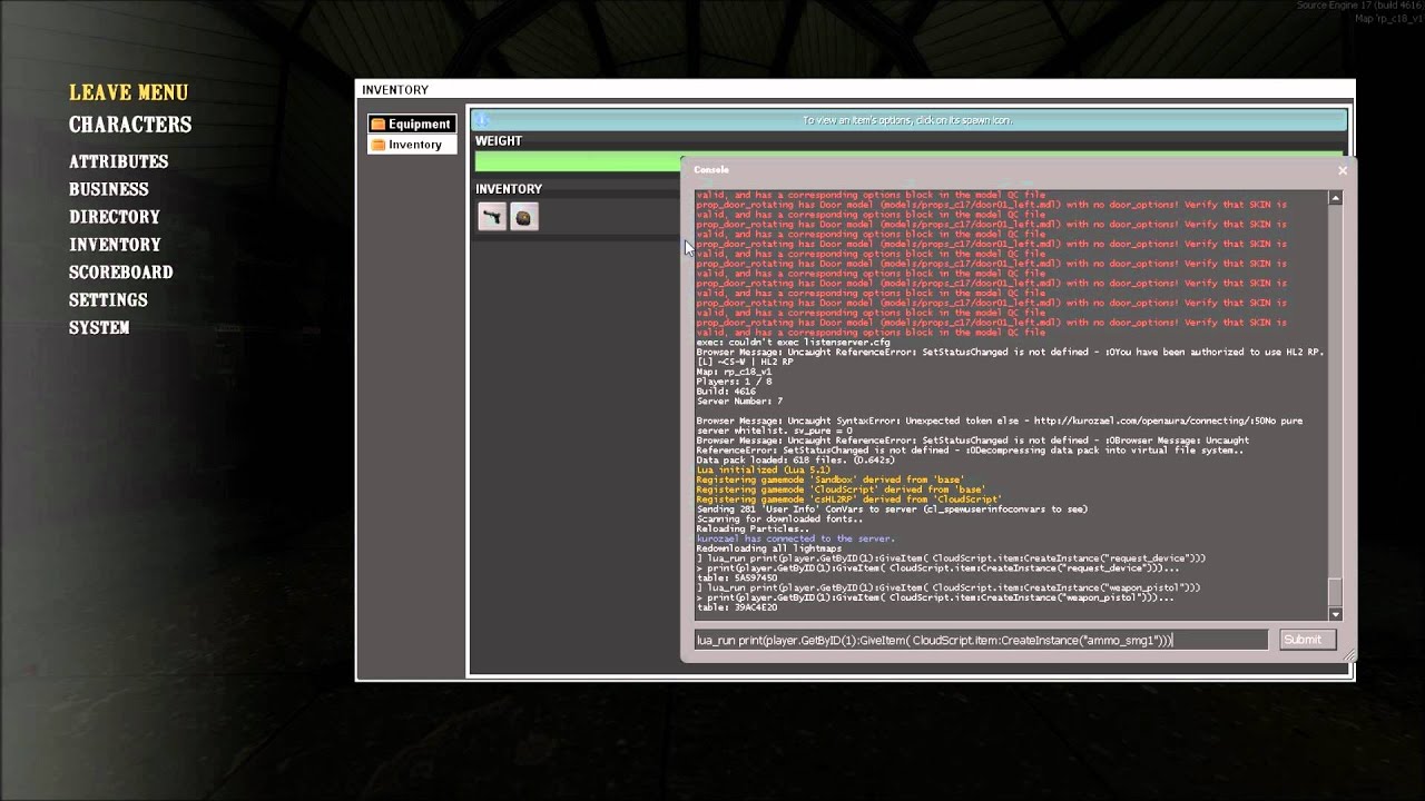 CloudScript - InvScript 2.0 BETA