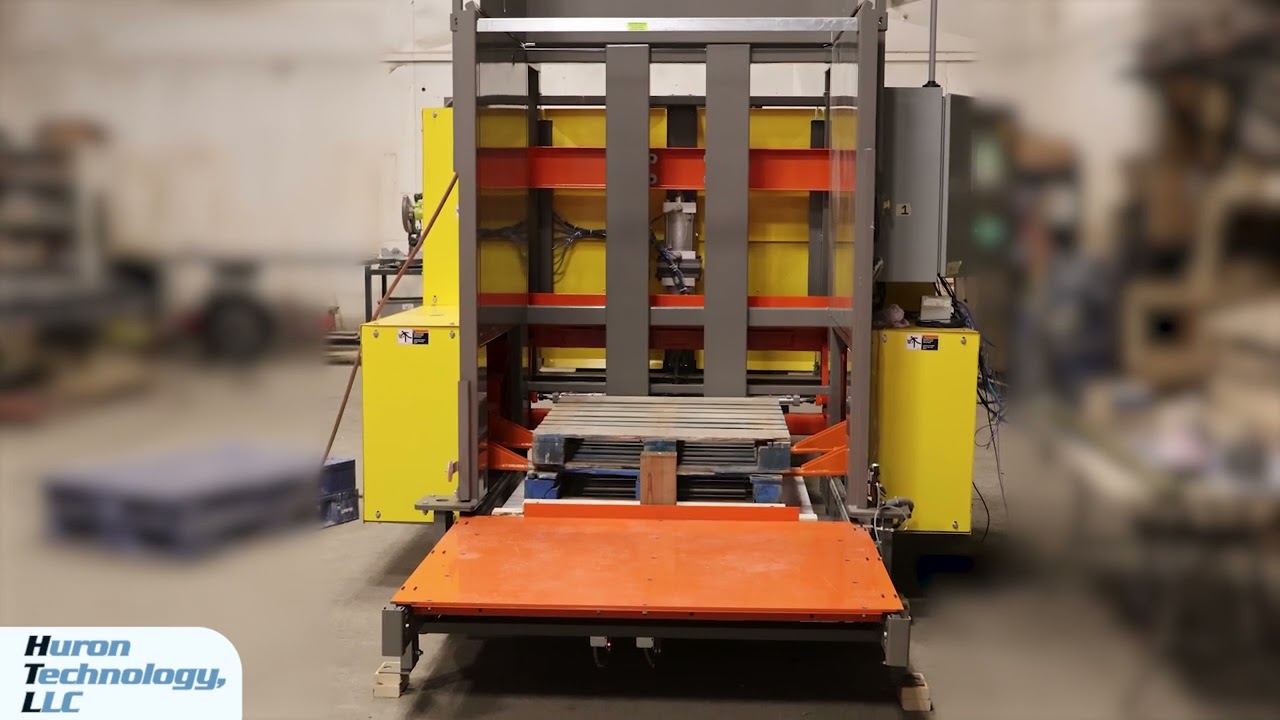 AMR Loaded Pallet stacker