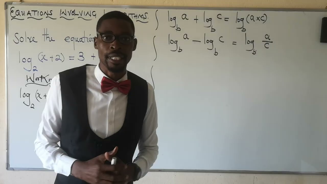 EQUATIONS INVOLVING LOGARITHM