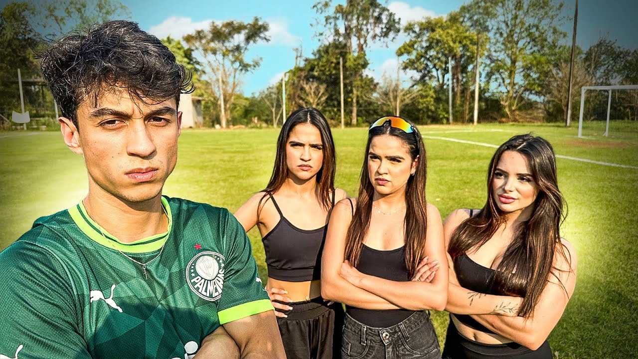 MENINAS VS MENINOS NO FUTEBOL!!