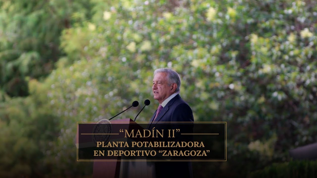 Puesta en operación de Planta Potabilizadora “Madín II” en Deportivo “Zaragoza