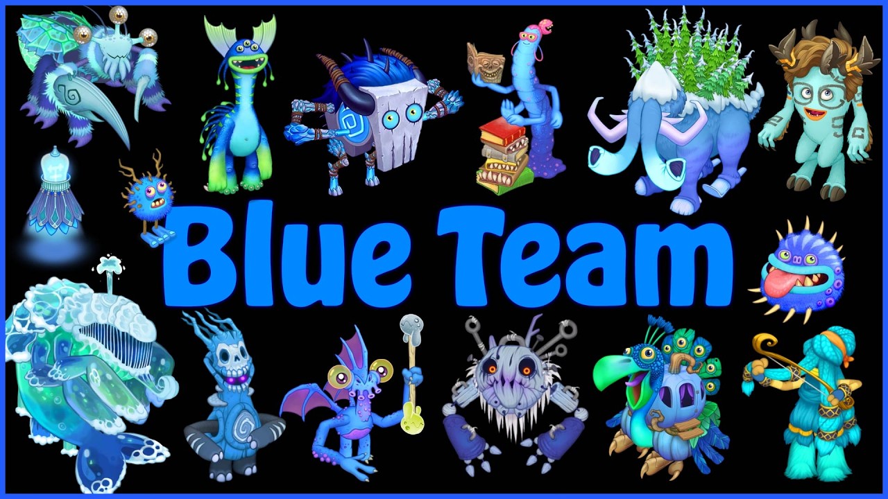 All Blue Monsters in My Singing Monsters | All Sounds & Animations