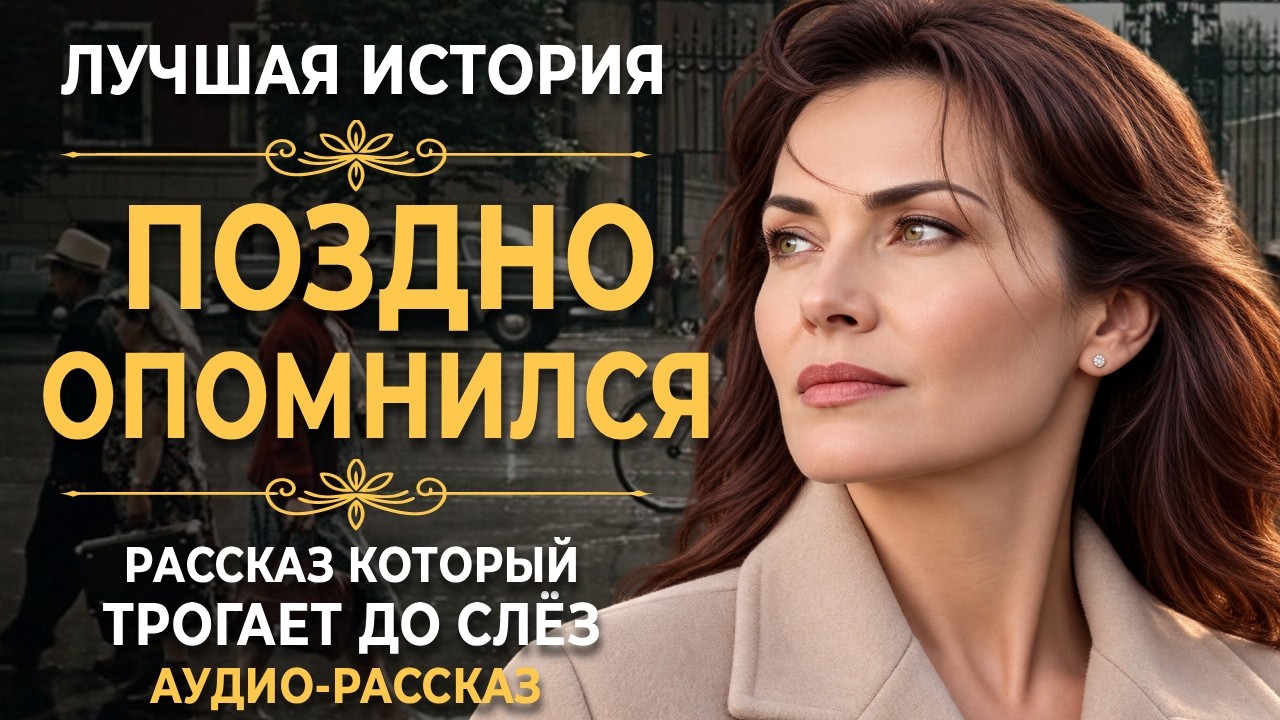 ПОЗДНО ОПОМНИЛСЯ | Рассказ, который трогает до глубины души. Очень сильная история | Аудио рассказ