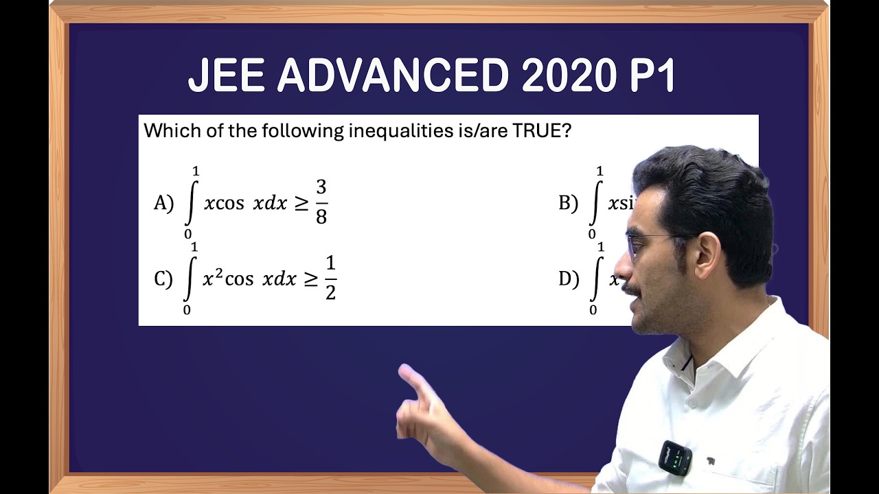 Definte Integral JEE ADVANCED PYQ 2020 P1