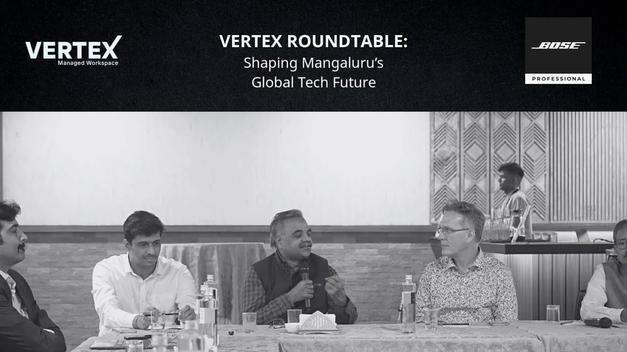 Shaping Mangaluru’s Tech Future 🚀 | Vertex Roundtable with Bose Professional, KDEM & NITK