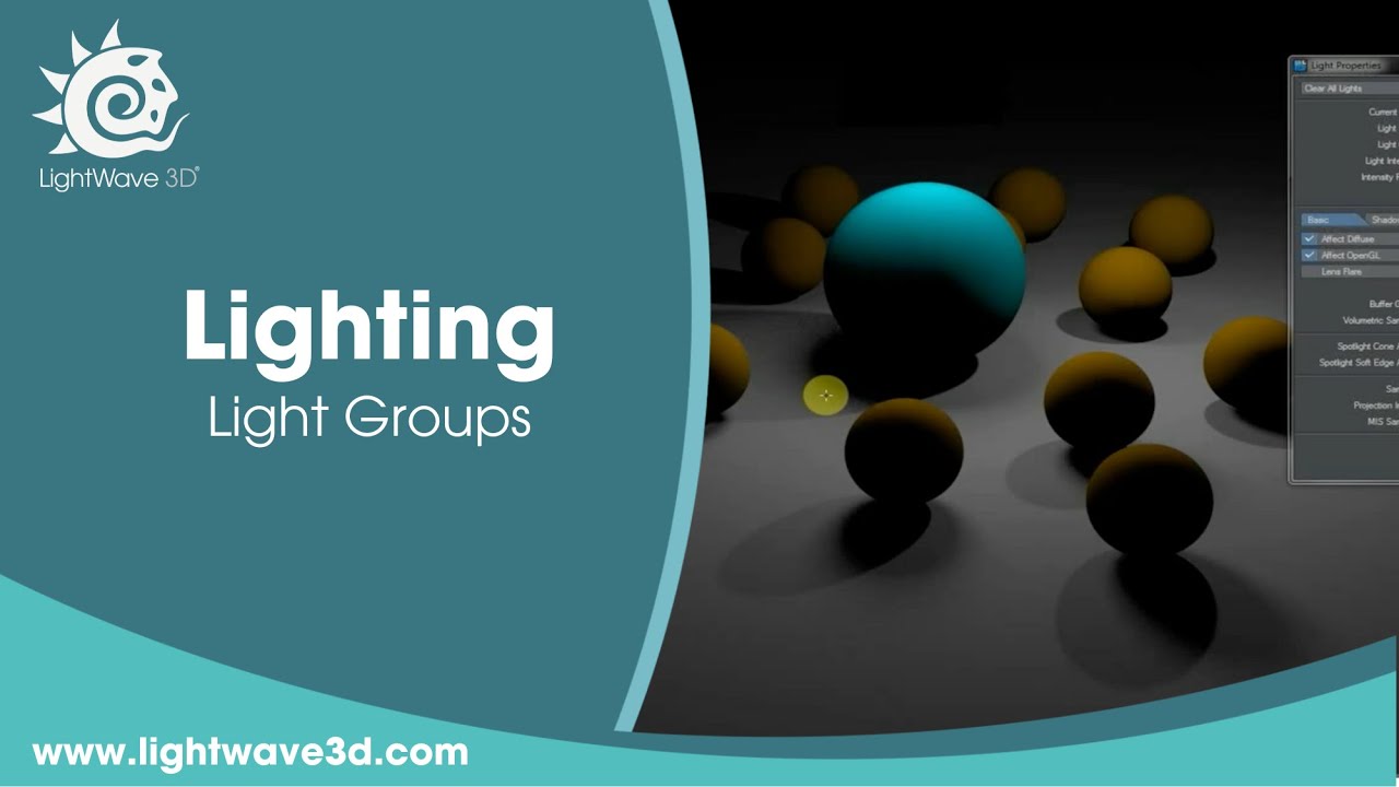 Lightwave 3D Light Groups