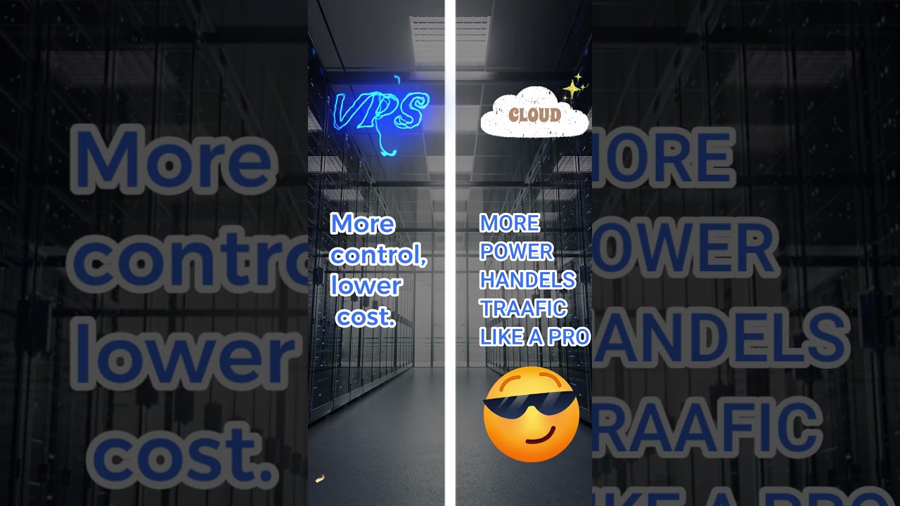 Cloud Hosting vs VPS Hosting &ndash; What's the Real Difference 🤔☁️💻 #vpshosting #cloudhostings