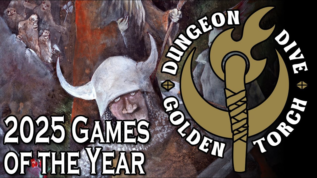 Игры года — 2025 — Представляем награду «Золотой факел» от Dungeon Dive