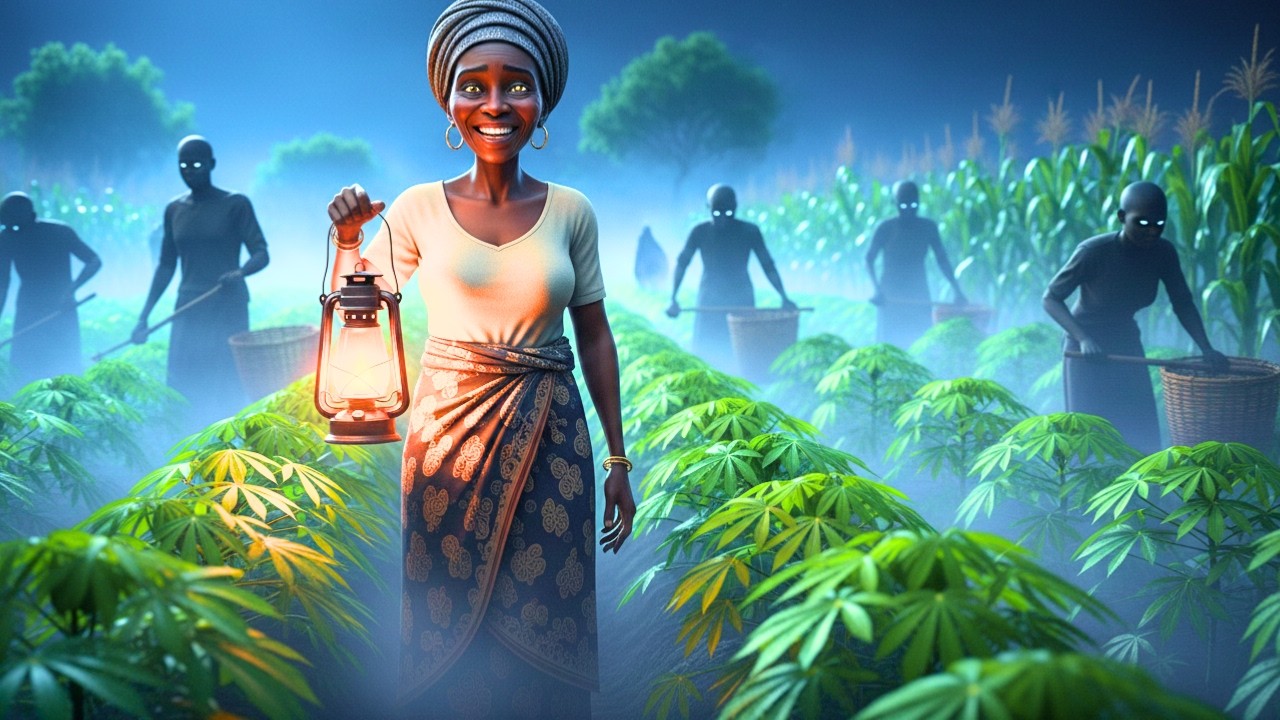 “Ijeoma`s Farm Made Her Rich… But Nobody Knew Who Was Working There at Night”.  #africanfolktale