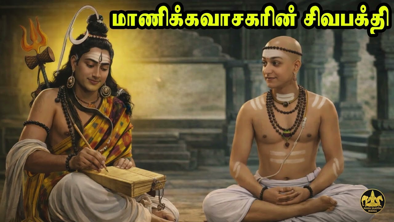 சிவன் எழுதிய திருவாசகம் | மாணிக்கவாசகா் | Manikkavasagar | Shiva | Thiruvasagam | Maha Saastha Media