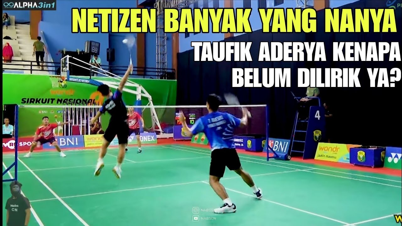 Taufik Aderya Keren Nih Mainnya Bareng si WONG KITO. Sayang Belum Ke Pelatnas PBSI