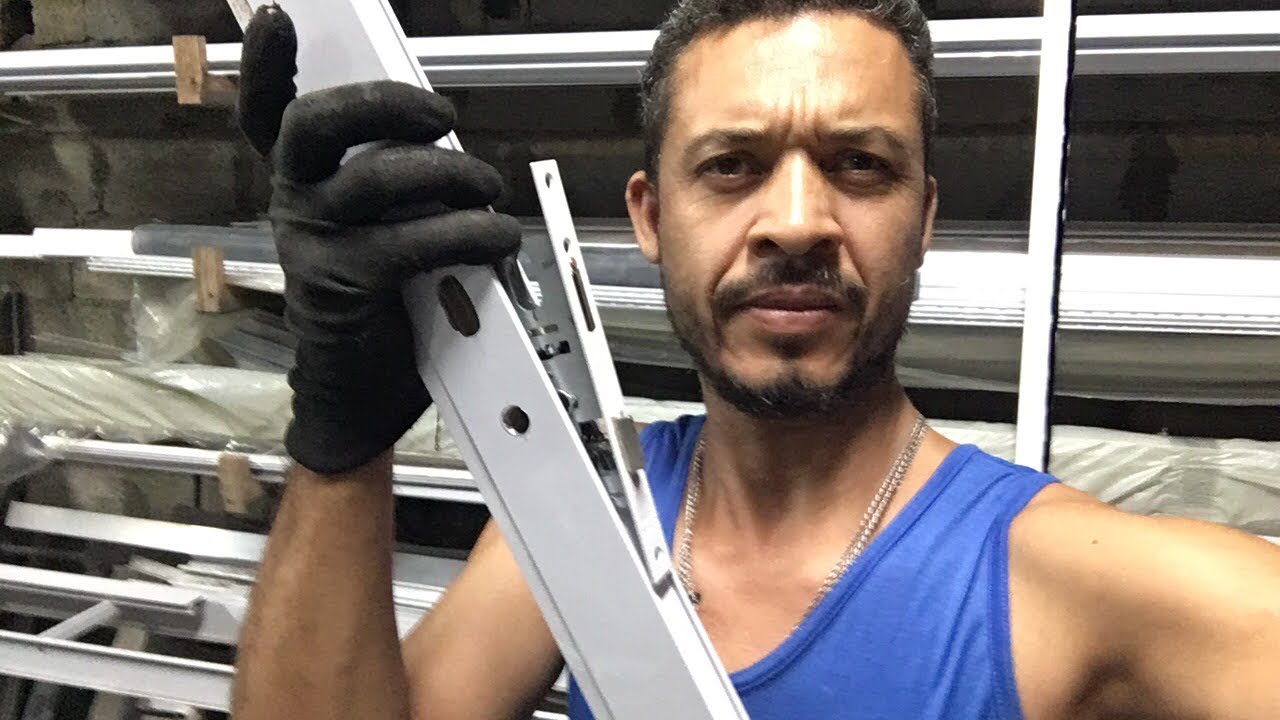 Dica macete ao vivo fechadura porta de aluminio
