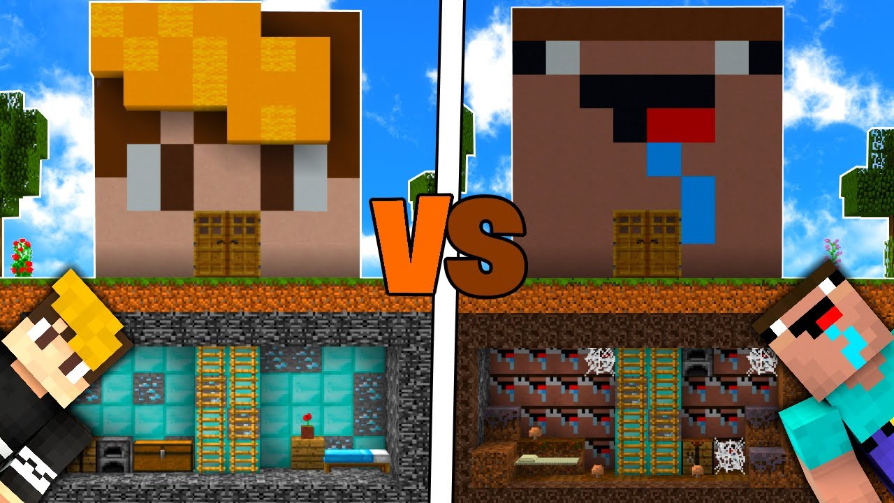 TAIKY VS NOOB STAV&Iacute; PODZEMN&Iacute; BUNKR V HL&Iacute;NĚ !?!? | NoobBuild #1 | ft. @AnnieT