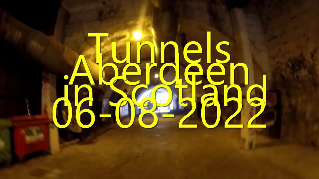 #inscotland Tunnels Aberdeen in Scotland 06 08 2022