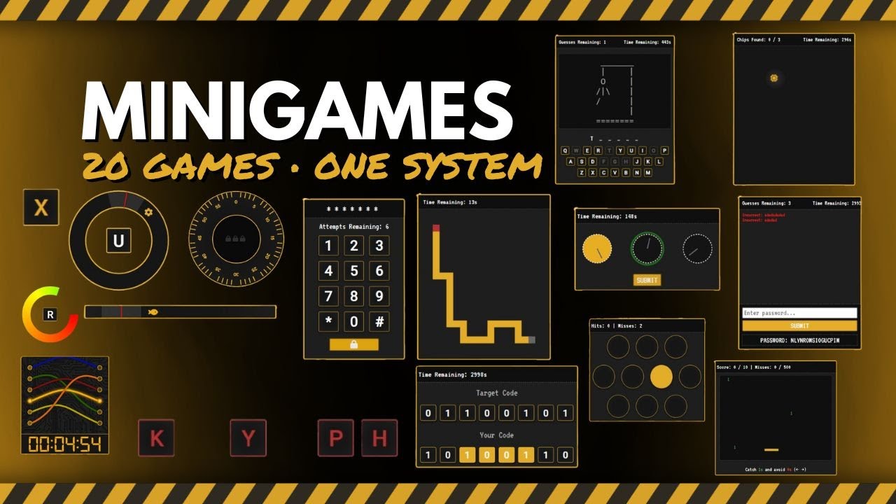 BOII | MGC Minigames - FREE Minigame Collection for FiveM