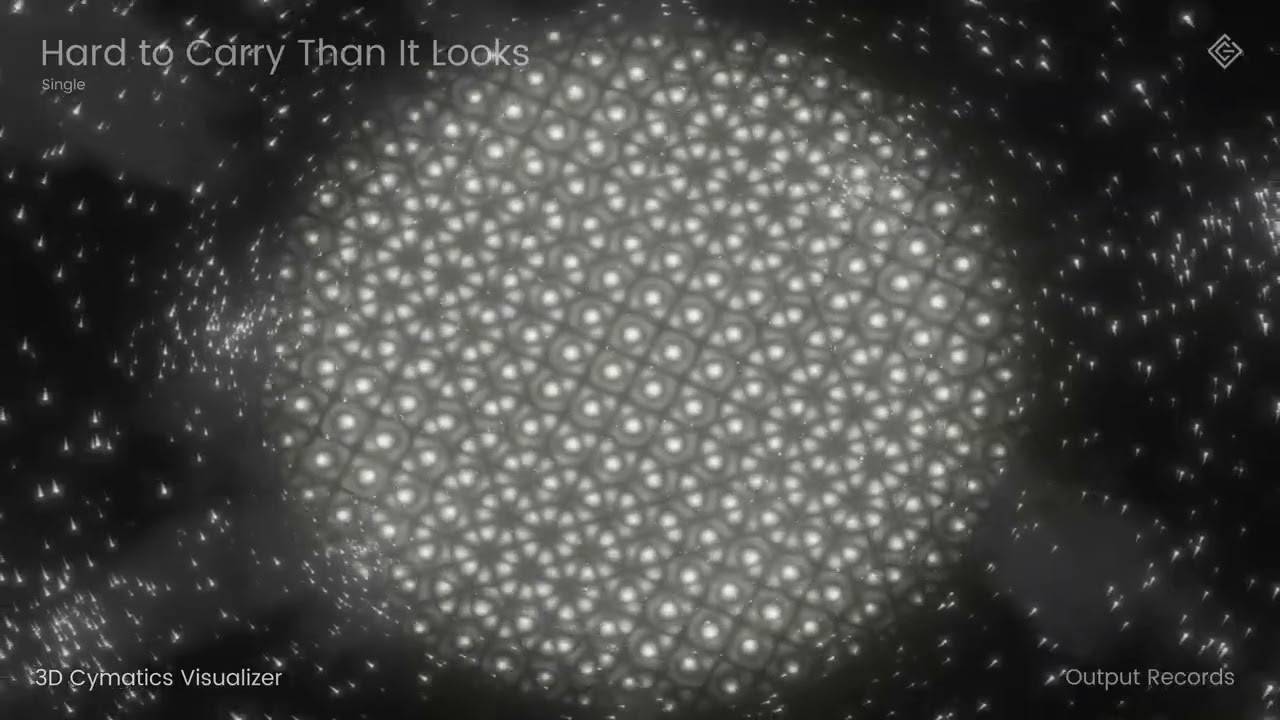 3D Cymatics Visualizer | Harder To Carry Than It Looks - Heavy Metal