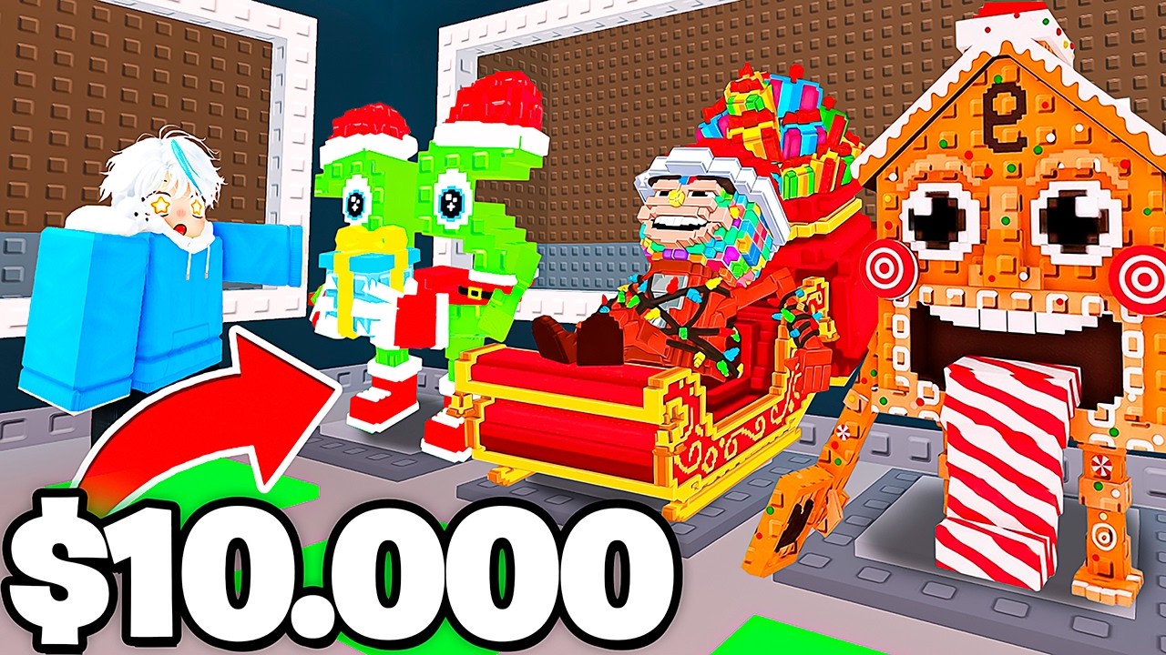 CONTAS DE NATAL DE $1 VS $10,000 NO ROUBE UM BRAINROT!