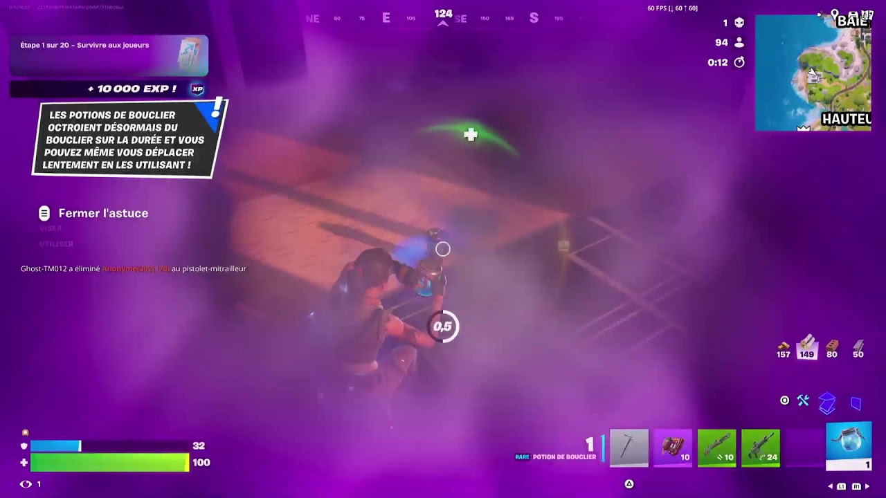live au feeling en folie fortnite