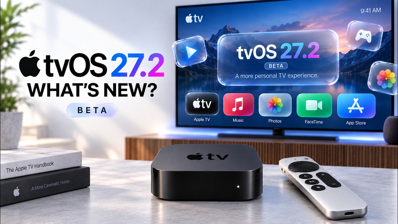 Вышла бета-версия tvOS 27.2 &mdash; что нового в Apple TV