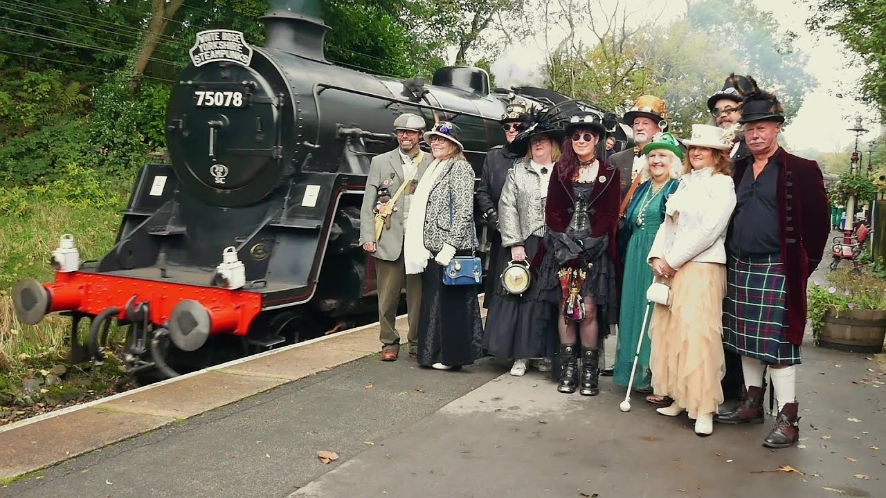 Haworth Steampunk Weekend Oct 2024. Victorian Fashion + Tech. Amazing Costumes. HD Video + Photos