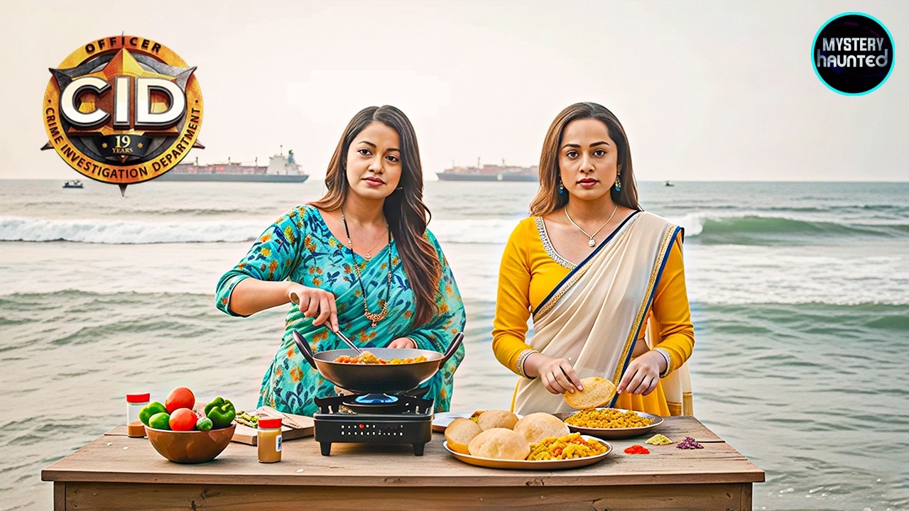 कातिल को पकड़ने के लिए पूरी समुन्द्र के किनारे खाना बनाने पहुंची पूर्वी और श्रेया || CID New Episode