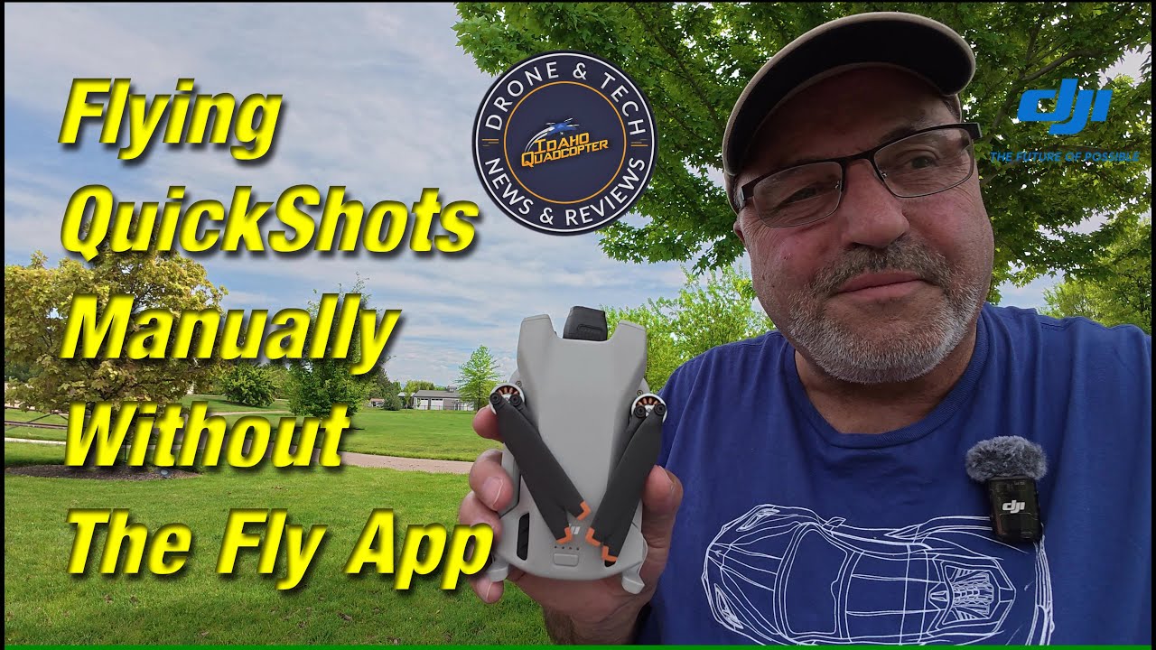 How to Fly QuickShots Manually Without Using the DJI Fly App with the DJI Mini 3