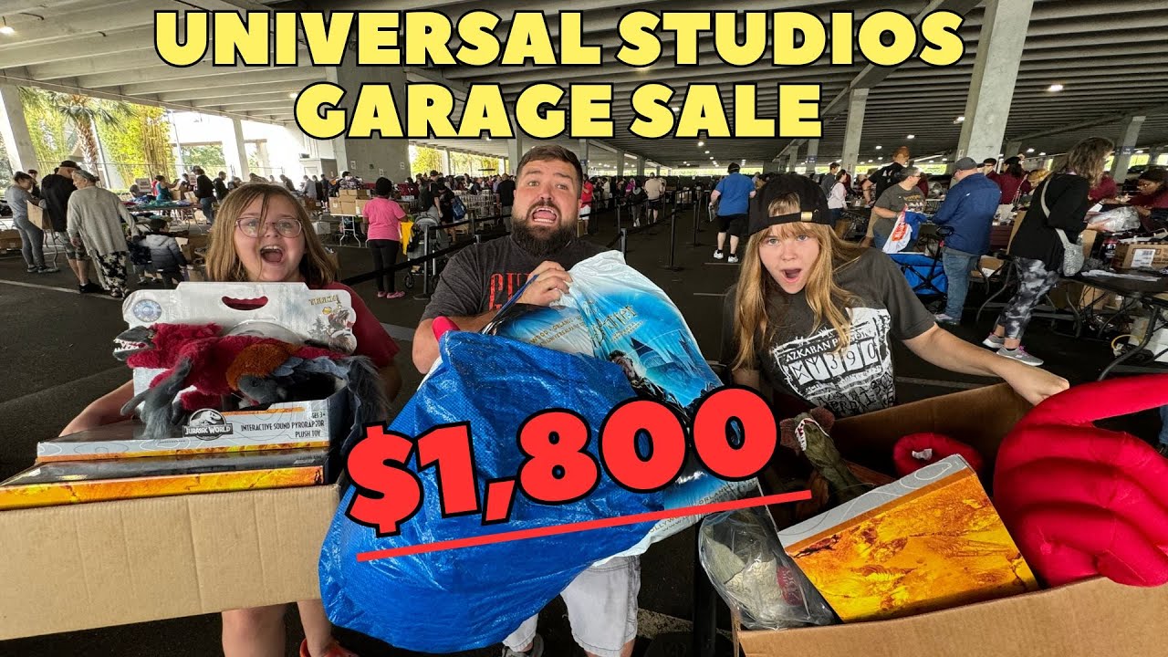 We went crazy at the Universal Studios Garage sale! Almost 2 grand worth of merch!