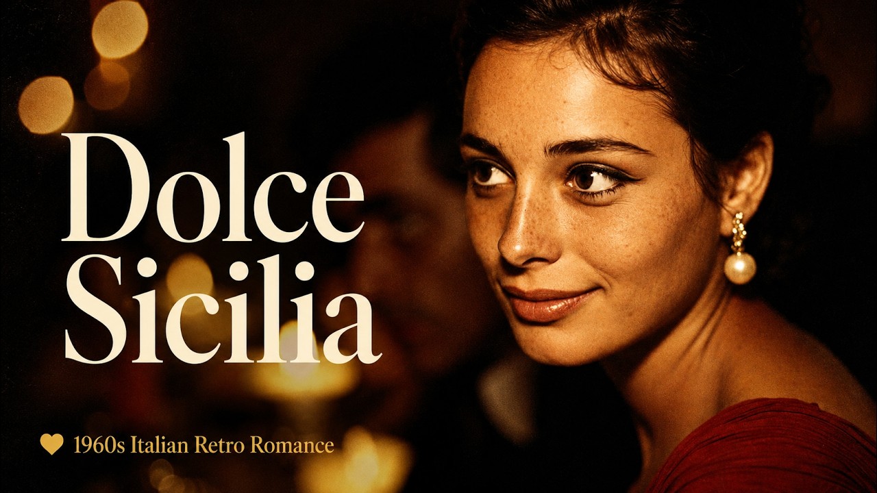 Dolce Sicilia, Amore Mio ❤️ – A 1960s Italian Romantic Song | Official Music Video