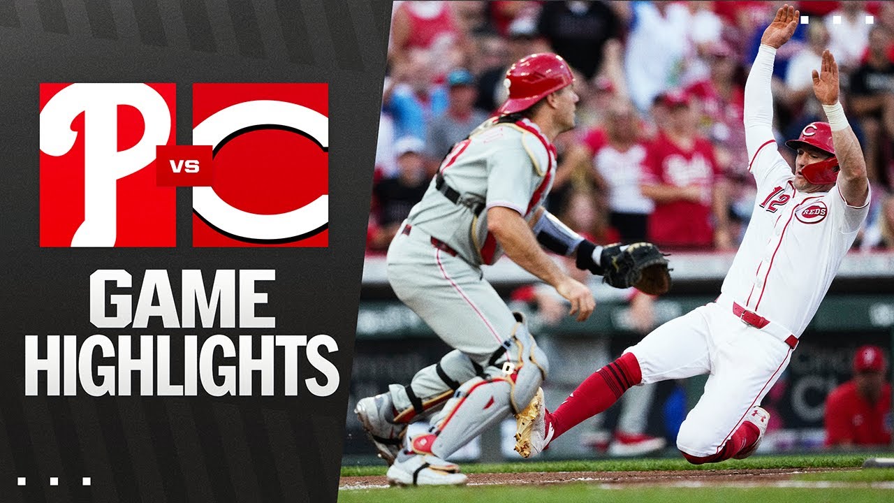 Phillies vs. Reds Game Highlights (8/13/25) | MLB Highlights