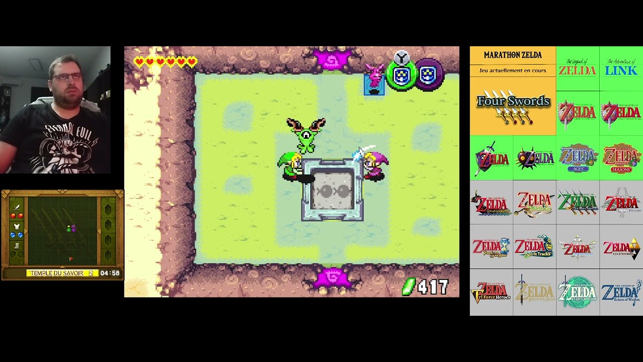 Four Sword Anniversary Edition - Part 1 - On commence le jeu, le termine et commence les Bonus !
